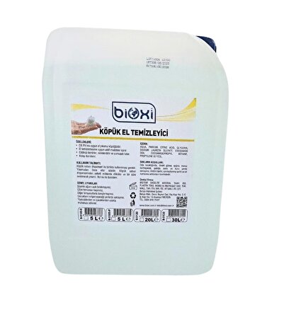 Bioxi ® Foam Köpük Sabun 5 LT