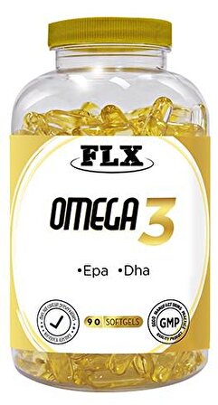 Omega 3 Balık Yağı 1000 Mg 90 Softgel EPA DHA