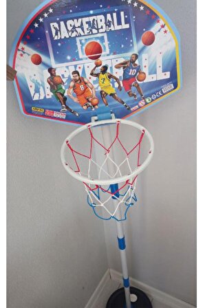 Futbol Kalesi + Ayaklı Basketbol Potası Erkek Çocuk Oyuncakları Oyuncak Futbol Kalesi