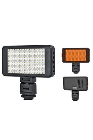 Pro Led-150 Foto Video Kamera Işık Tepe Lambası 150 Led Işık Batarya Ve Şarj Dahil