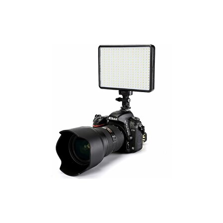 Pro Led-320 Video Kamera Işığı Tepe Lambası Led Işık F770 Pil Ve Şarjla Birlikte 320 Led Işık