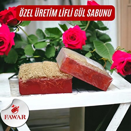 fawar Doğal Kabak Lifli Gül Sabunu