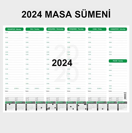 2024 Masa Sümeni (27,5 cm x 40 cm )