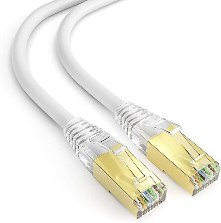 CAT 7 Yüksek Hızlı İnternet-Network Kablosu (1.5 M, Altın Konnektörlü)