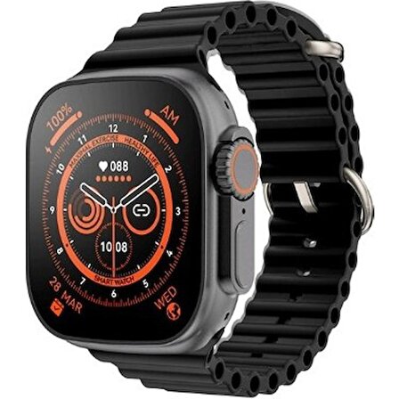 Oem Pro T900 Ultra Siyah - Turuncu Akıllı Saat