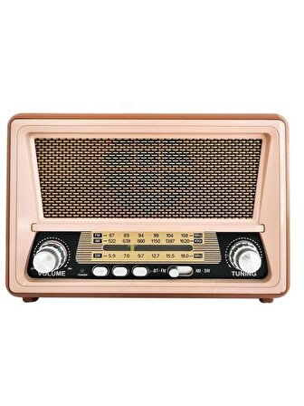 CM-865 Bt Nostaljik Radyo, Usb+Tf+3band+Mp3 Çalar