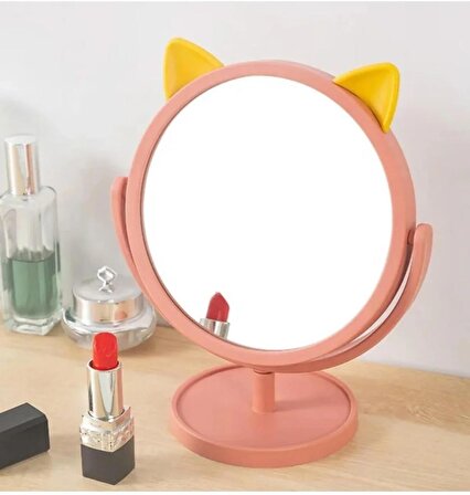 Makyaj Aynası Geyik Kulaklı Masa Üstü