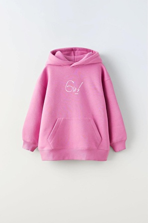 Girl Baskı Çocuk Sweatshirt 