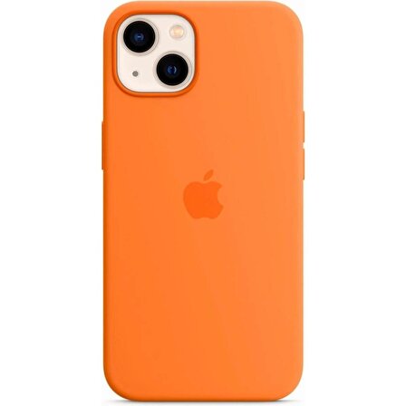 iPhone 15 İçi Kadife Logolu Silikon Lansman Kılıf