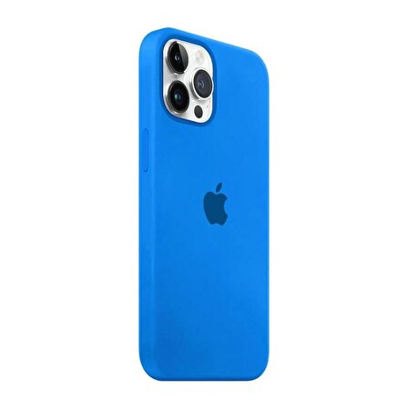 iPhone 15 Pro İçi Kadife Logolu Silikon Lansman Kılıf