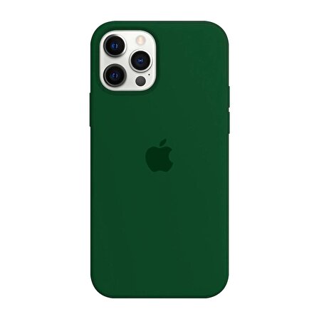 iPhone 15 Pro İçi Kadife Logolu Silikon Lansman Kılıf