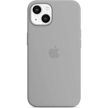 iPhone 13 İçi Kadife Logolu Silikon Lansman Kılıf