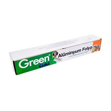 Green Cuki Alüminyum Folyo - 30 Cm. x 100 Metre - 10 Paket