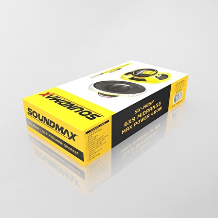 Soundmax SX-M69F Oval Midrange 400W Maksimum 100W RMS Kapaklı 