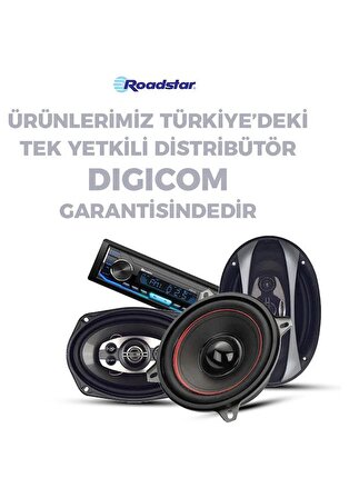 Roadstar Rda-8240 4000 Watt 4 Kanallı Amplifikatör 4*80W RMS