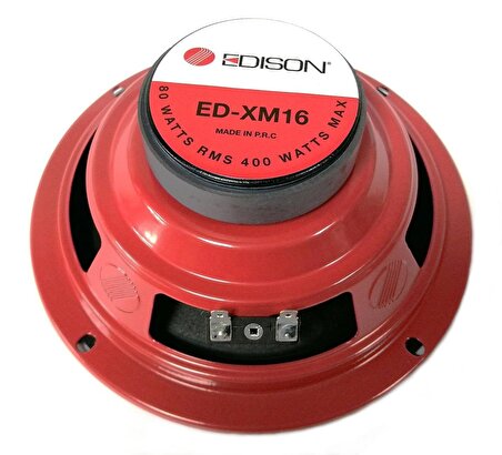 Edison Ed XM16 Midrange Oto Hoparlör 16 Cm 400W Maksimum 80W RMS