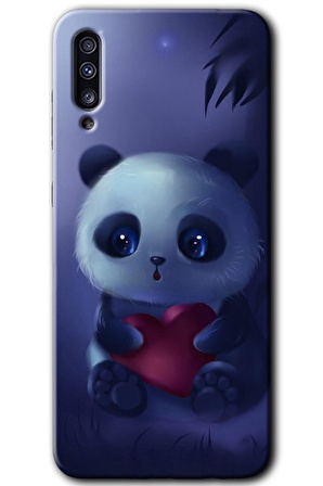 Galaxy A30s Kılıf HD Desen Baskılı Arka Kapak - Bebek Panda 