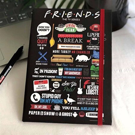 Friends Sekreterlik Defter Kalemlik Hediye Seti