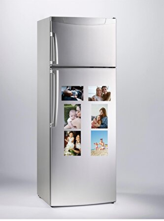 Kişiye Özel 6 Adet Buzdolabı Magneti 20 x 15
