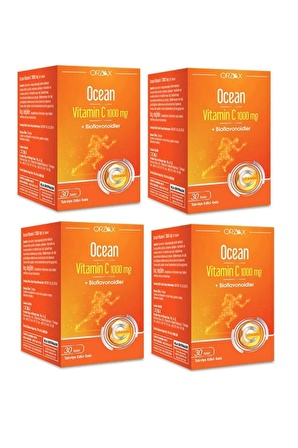 Ocean Vitamin C 1000 mg 30 Tablet 4 Adet