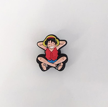 1 Adet Silikon One Piece Monkey D.Luffy Anime Tekli Terlik Süsü 