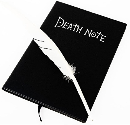 Death Note Ryuk Ölüm Figür Defter & Tüy Kalem 