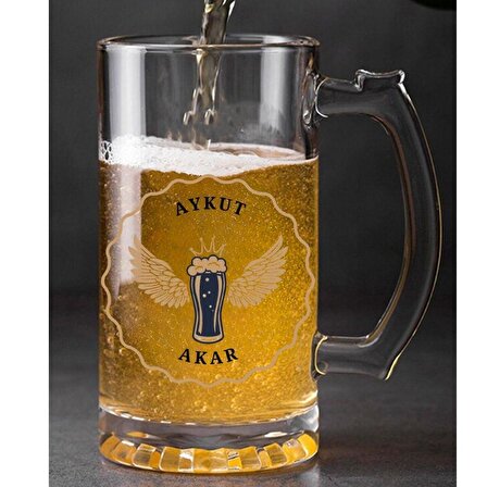 Kişiye Özel Tasarımlı Bira Bardağı