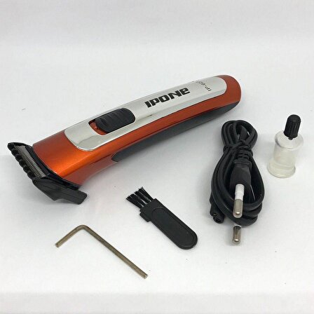 Ipone IP 607 Kablosuz-Şarjlı Kuru Saç-Sakal Çok Amaçlı Tıraş Makinesi 