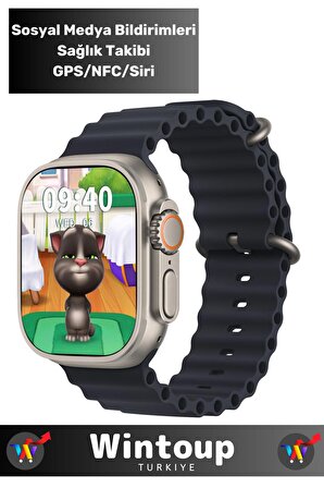 SMART WATCH HK9 ULTRA 2 49 MM YENİ VERSİYON AKILLI SAAT AMOLED NFC SİRİ