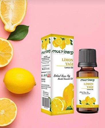 multidem Limon Uçucu Bitkisel Yağı 20 ml