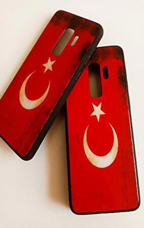 Heptrent Samsung Galaxy S9 Plus Türk Bayrağı Desenli Kılıf