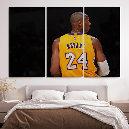Kobe Bryant Los Angeles Lakers Kanvas Tablo ( TEK PARÇA )