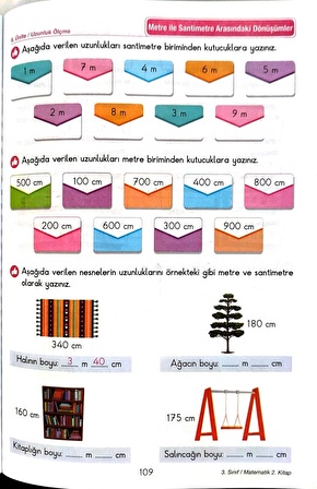 3.Sınıf Matematik 2.Dönem - Etkinlikli Çalışma ve Soru Bankası Kitabı