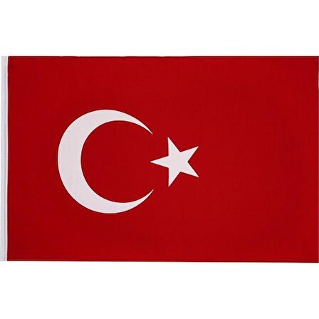 Alpaka Türk Bayrağı Kulaksız 30x45cm 2adet