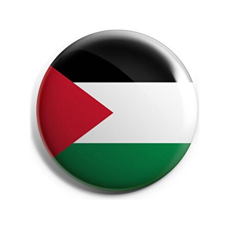 Filistin Bayrağı Iğneli Çanta Rozeti (2 Adet)