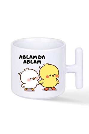 Ablam da Ablam Hediye T kulplu Bardak