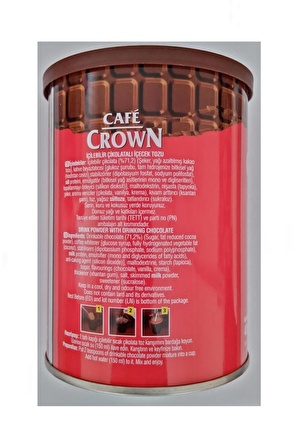 Cafe Crown Toz İçecek 2x400 g. (Salep + Sıcak Çikolata Tadıyla)