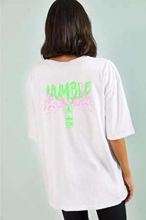 Pamuk The Humble Thunder Tasarımlı Unisex Siyah T-shirt