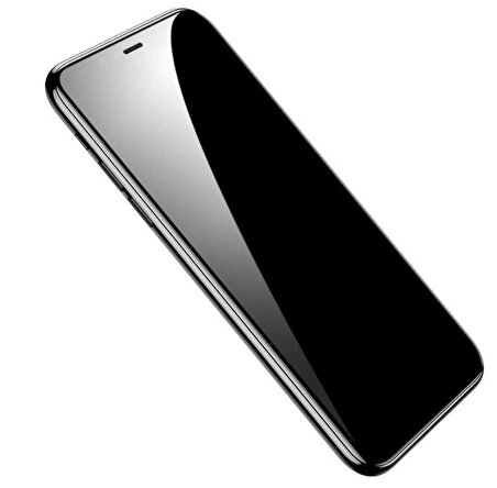 Apple iPhone 11 Mat Seramik Parmak izi Bırakmayan Nano 9D Ekranı Tam Kaplayan Kavisli Kırılmaz Cam İnce Esnek Ekran Koruyucu iPhone 11 (Anti Parmak İzi)