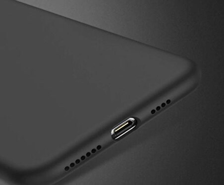 Apple Iphone 11 Uyumlu (6.1") içi Kadife Lansman Liquid Silicone kılıf Şok Emici Full Kasa Koruma Sağlayan Kılıf (Siyah)