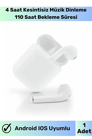 Huawei&Samsung&Xiaomi Uyumlu Pro Beyaz Bluetooth Kulaklık A Kalite Hd Ses Performansı