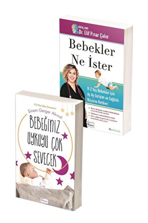 Bebeğiniz Uykuyu Çok Sevecek + Bebekler Ne İster Kitap Seti /Sinem Gerger Akınal, Elif Pınar Çakır