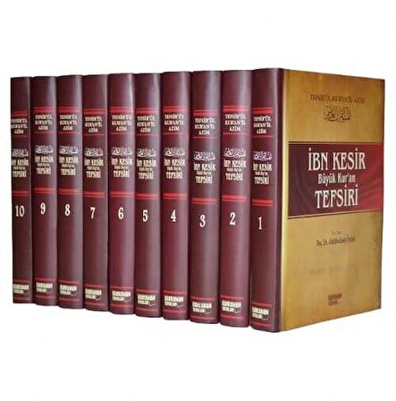 İbn Kesir Büyük Kuran Tefsiri (Tam Metin) 10 Cilt -1383