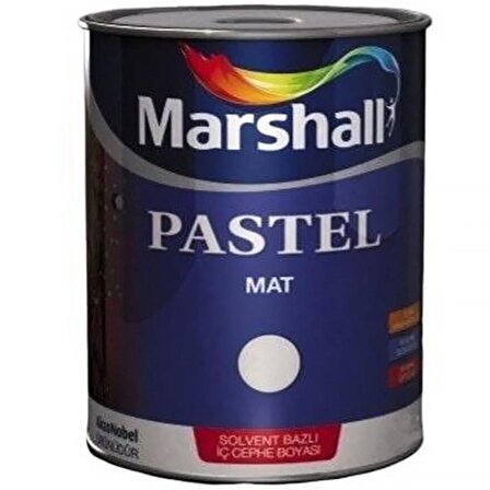Marshall Pastel Mat Boya 2,5 lt - Solvent Bazlı İç Cephe Boyası Sprey Rengi : Beyaz