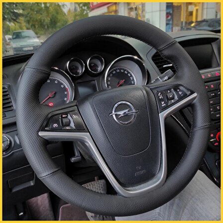 Opel Astra J Araca Özel Direksiyon Kılıfı (BOMBELİ Derili Araclara Uyumlu)