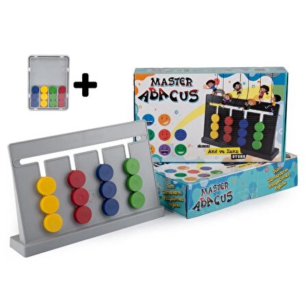Master Abacus Rubik Abaküs Zeka Oyunu-Çocuklar için Eğitici Oyun,Hafiza ve Zihin Geliştirici Oyun