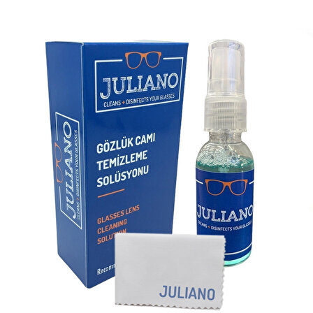Juliano 7 Adet Gözlük Temizleme Antistatik Solusyon Sprey  Set