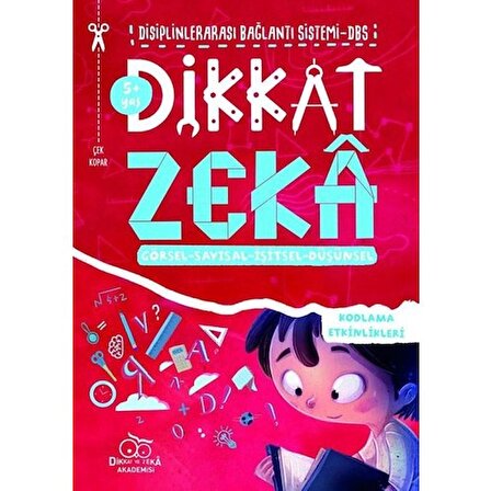 Dikkat Zeka DBS (5+ Yaş) - Mehmet Türkdoğan - Dikkat ve Zeka Akademisi Yayınları