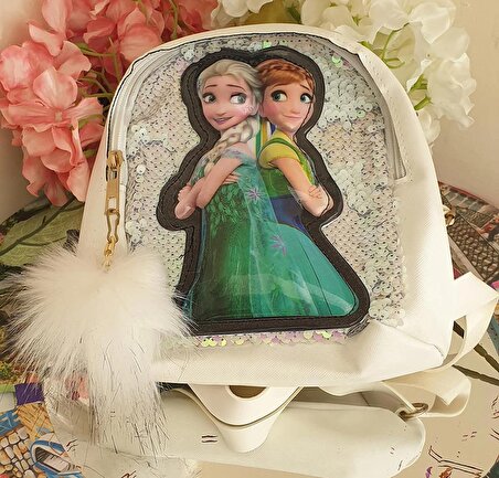 Işıklı Elsa & Anna Çocuk Sırt Çantası