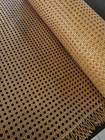 Hazeran-Hasır PVC Delikli (Kahverengi) 60 x 100 cm
